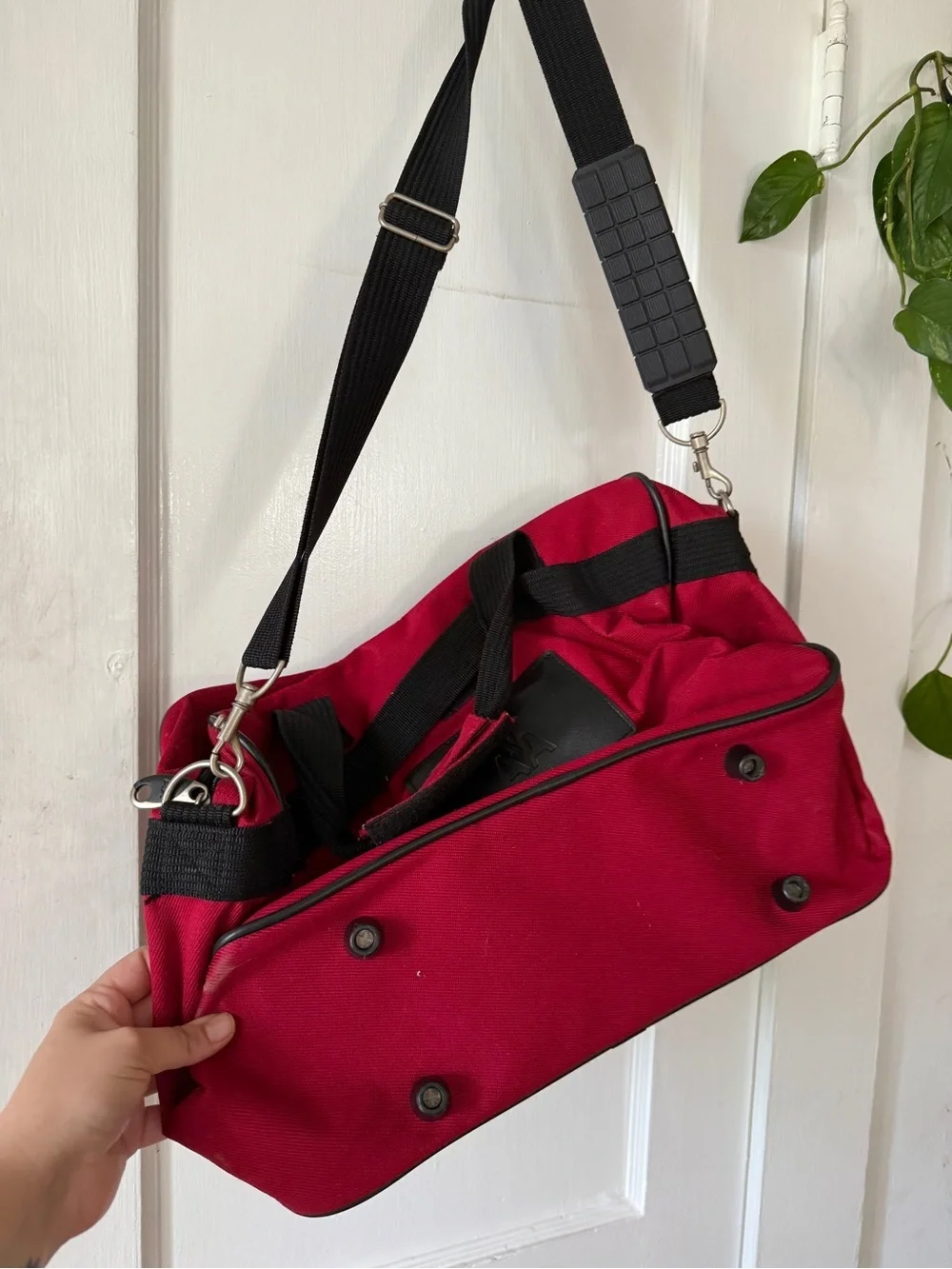American Airlines Red Laptop Shoulder Bag with Adjustable Strap